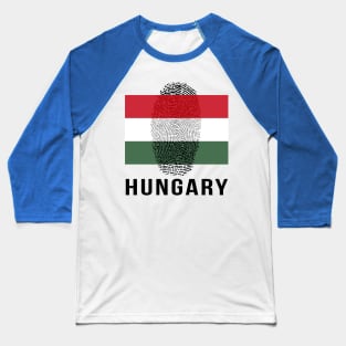 Hungary Flag DNA Baseball T-Shirt
